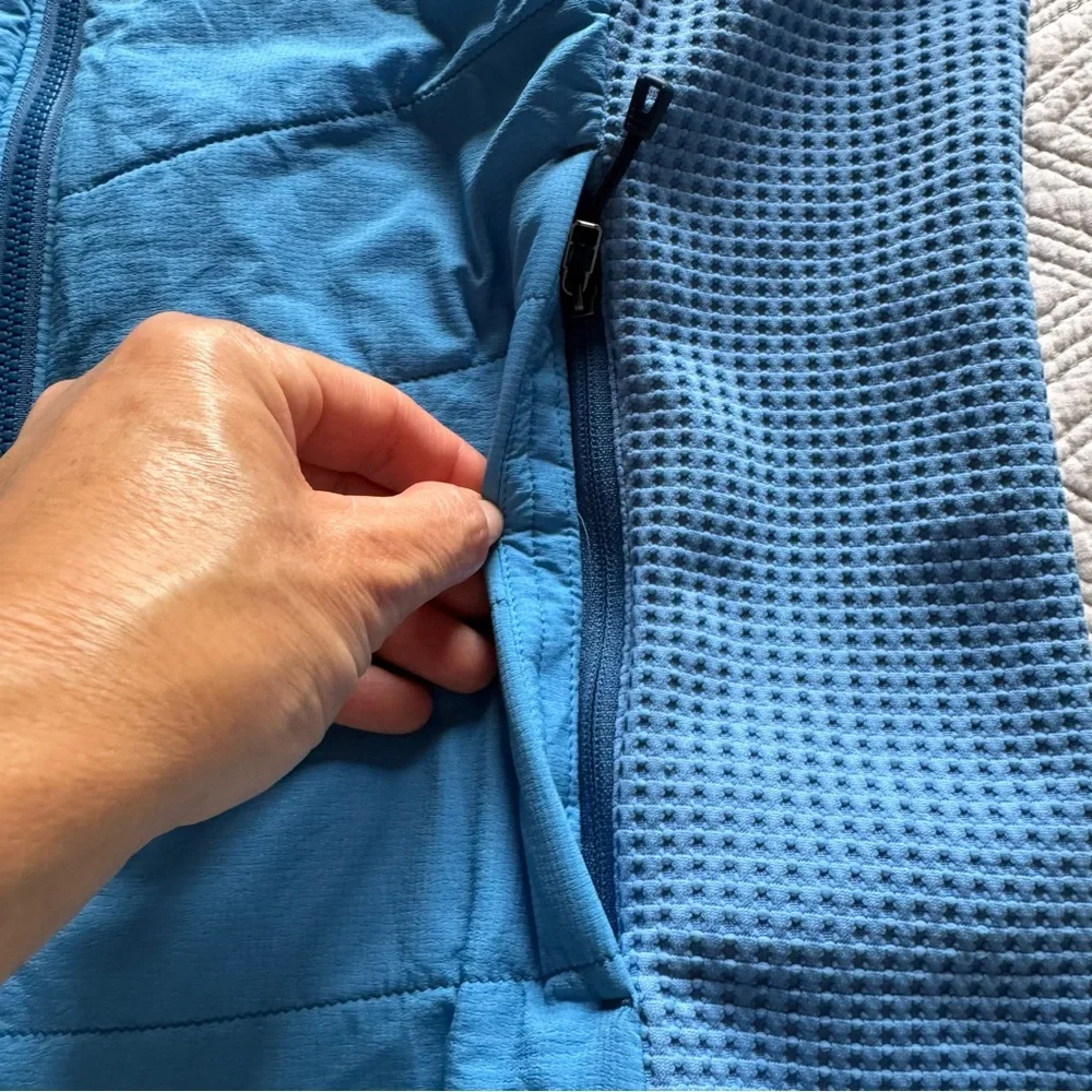 Patagonia Vest Size Small Blue Nano Air Full Zip Light Hybrid Insulated Jacket